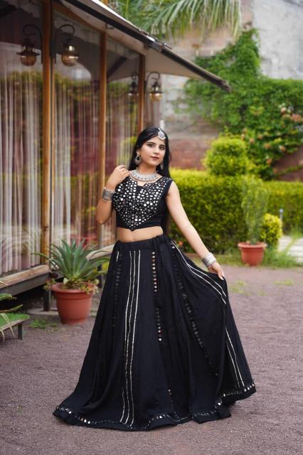 Black Wholesale lehenga choli suppliers in Kerala